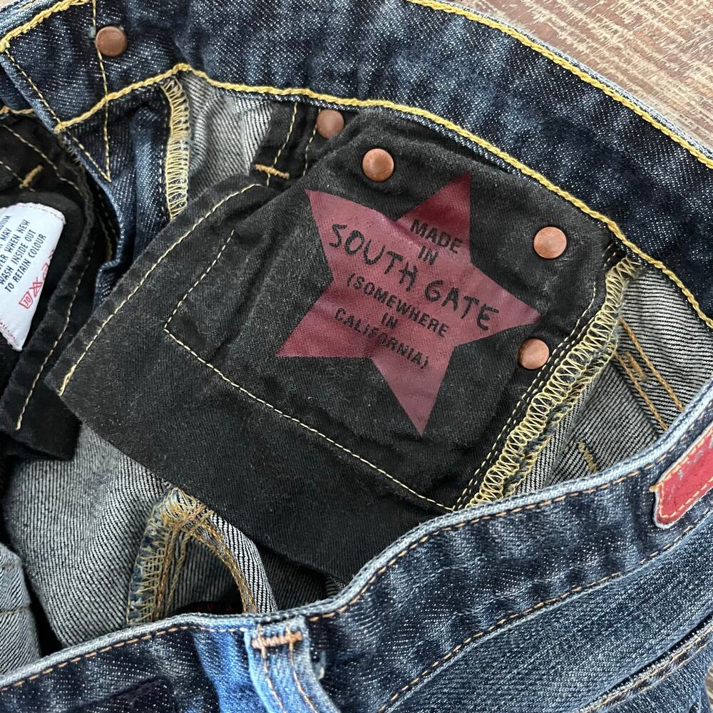 Vintage Adriano Goldschmied AG The Club Low Rise Jeans USA Made Size 26R - Picture 11 of 12
